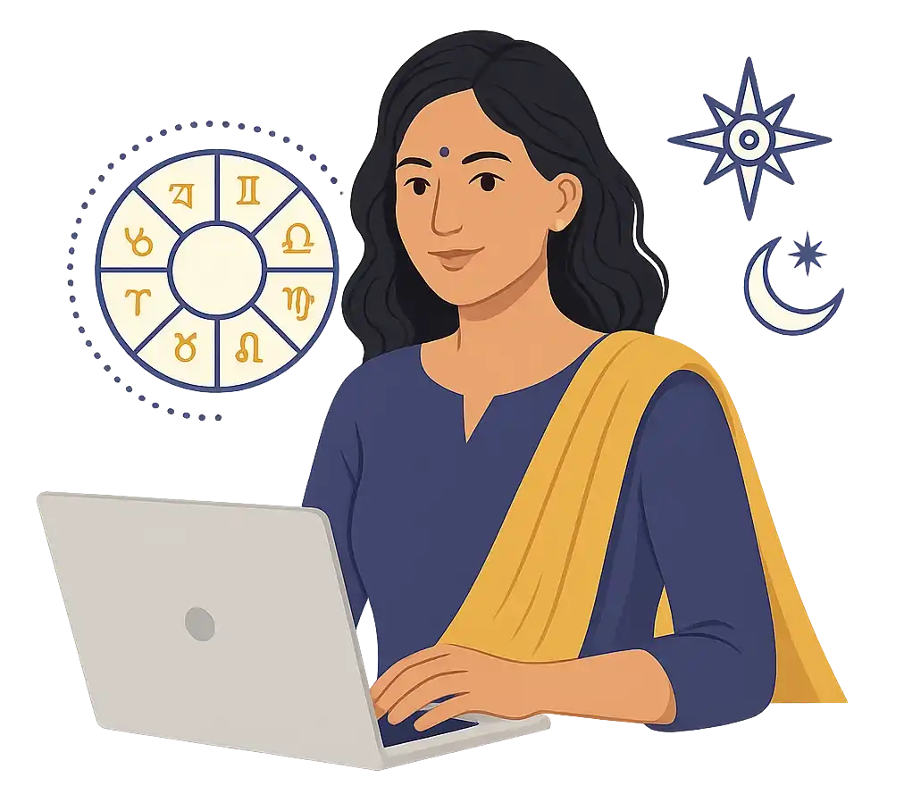 Divine Web Studio team working on spiritual website design for astrologers and healers